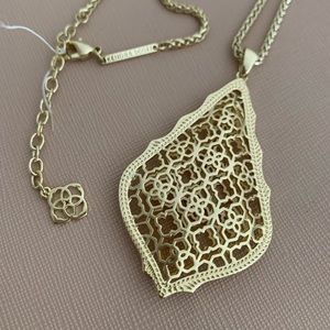 Aiden- Gold Long Pendant Kendra Scott Necklace